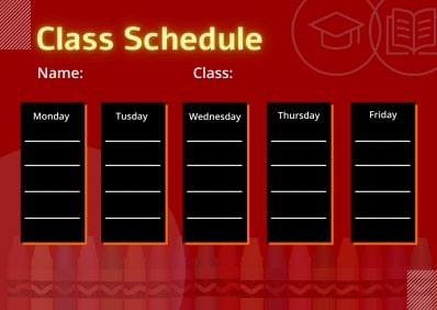 online class schedule generator